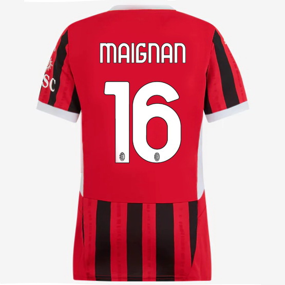 2024/25 Mike Maignan #16 Home Women's Soccer Jersey