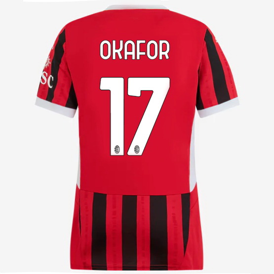 2024/25 Noah Okafor #17 Home Women's Soccer Jersey