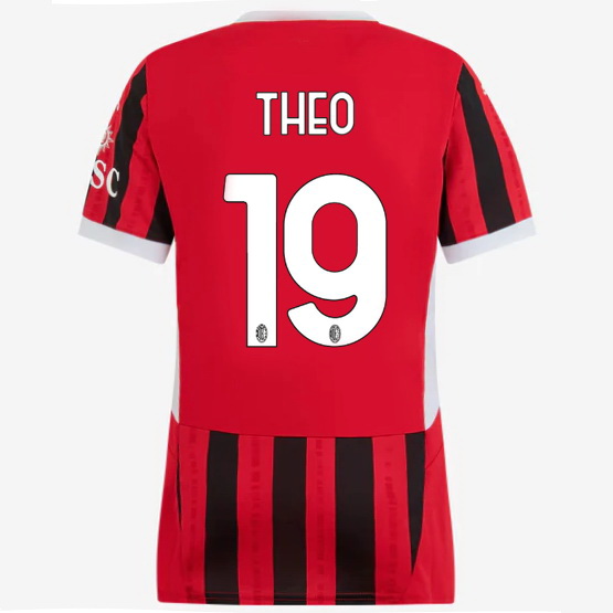 2024/25 Theo Hernandez #19 Home Women's Soccer Jersey