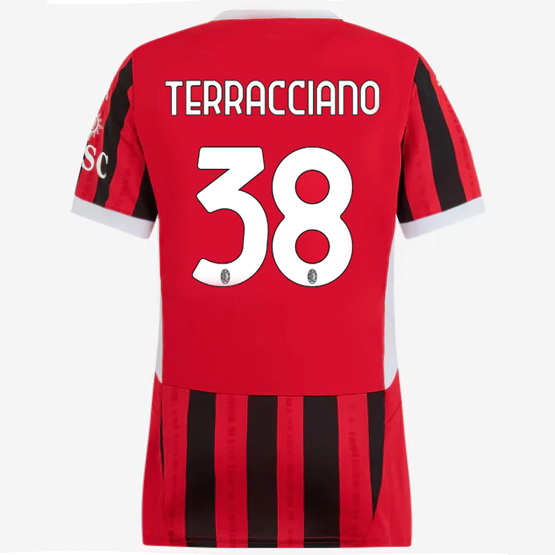 2024/25 Filippo Terracciano #38 Home Women's Soccer Jersey