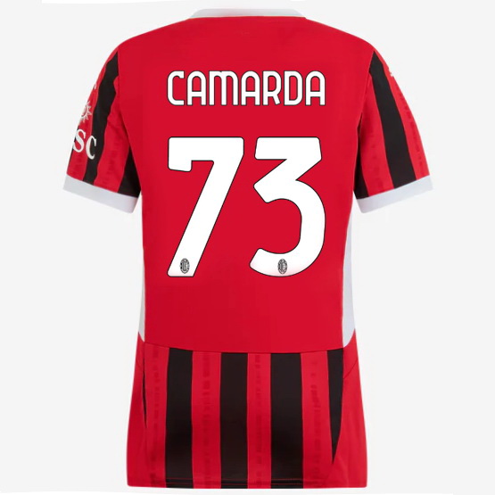 2024/25 Francesco Camarda #73 Home Women's Soccer Jersey