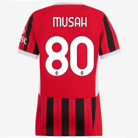 2024/25 Yunus Musah #80 Home Women's Soccer Jersey