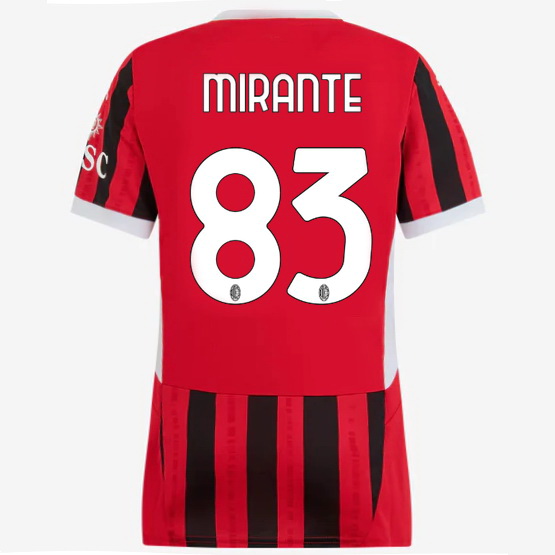 2024/25 Antonio Mirante #83 Home Women's Soccer Jersey