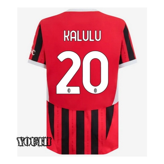 2024/25 Pierre Kalulu #20 Home Youth Soccer Jersey