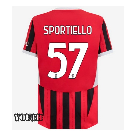 2024/25 Marco Sportiello #57 Home Youth Soccer Jersey