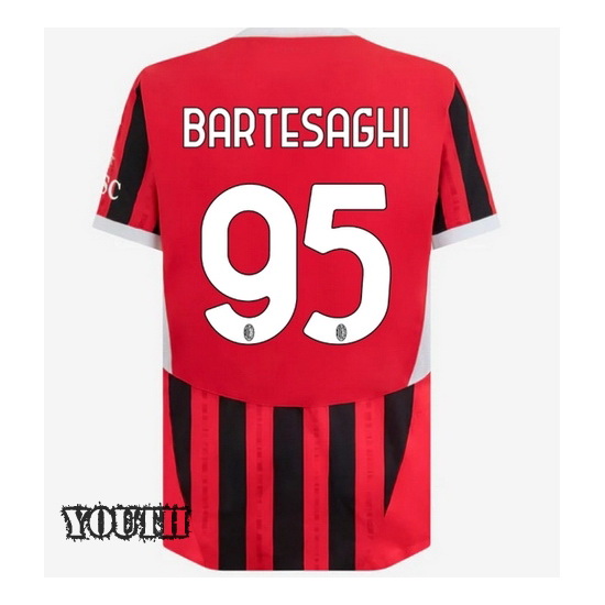 2024/25 Davide Bartesaghi #95 Home Youth Soccer Jersey
