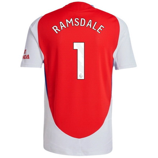 2024/25 Aaron Ramsdale Shirt Home Men's Soccer Jersey