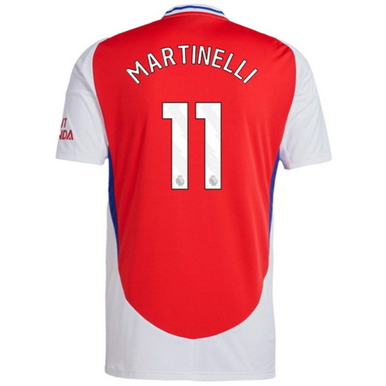 2024/25 Gabriel Martinelli Shirt Home Men's Soccer Jersey