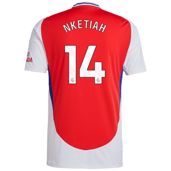 2024/25 Eddie Nketiah Shirt Home Men's Soccer Jersey