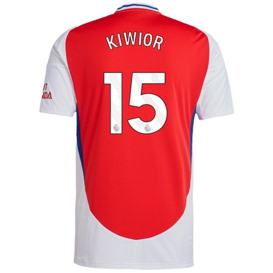 2024/25 Jakub Kiwior Shirt Home Men's Soccer Jersey