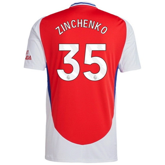2024/25 Oleksandr Zinchenko Shirt Home Men's Soccer Jersey