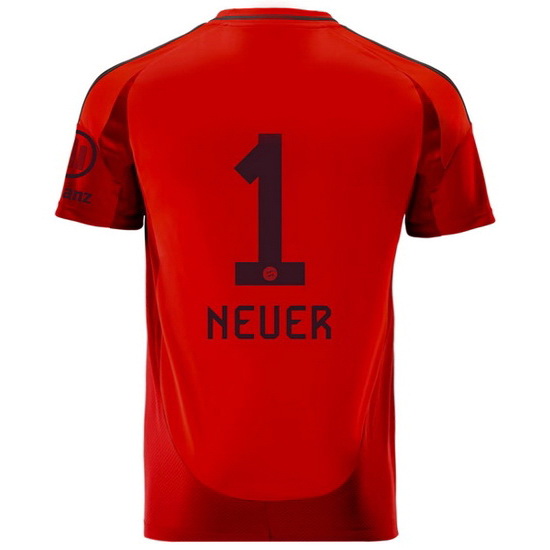 24/25 Manuel Neuer Shirt Home Men's Soccer Jersey