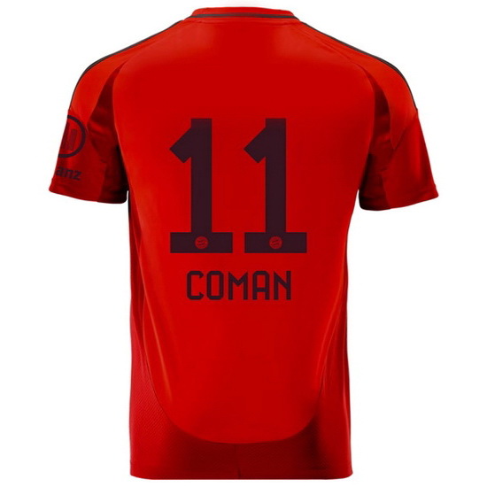 24/25 Kingsley Coman Shirt Home Men's Soccer Jersey