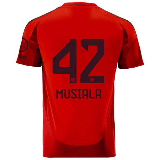 24/25 Jamal Musiala Shirt Home Men's Soccer Jersey