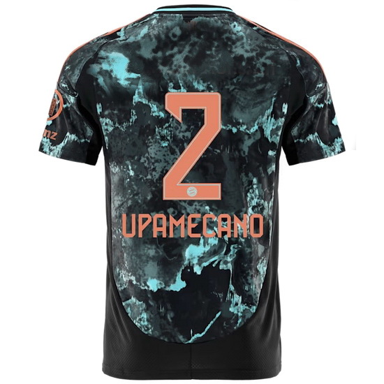 24/25 Dayot Upamecano Shirt Away Men's Soccer Jersey