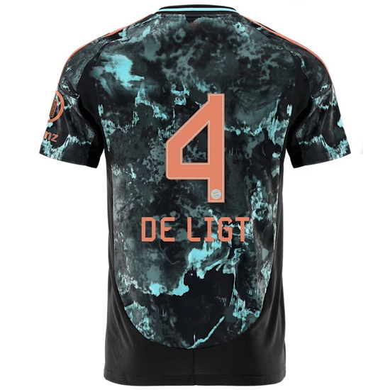 24/25 Matthijs de Ligt Shirt Away Men's Soccer Jersey
