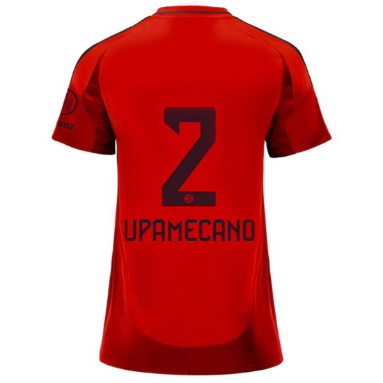 2024/25 Dayot Upamecano Shirt Home Women's Soccer Jersey