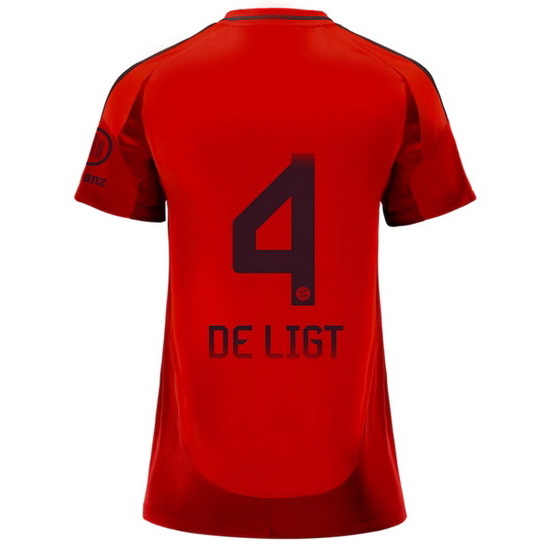 2024/25 Matthijs de Ligt Shirt Home Women's Soccer Jersey