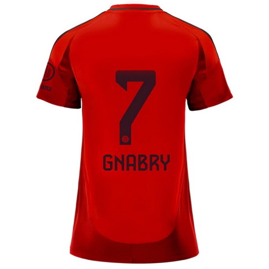 2024/25 Serge Gnabry Shirt Home Women's Soccer Jersey