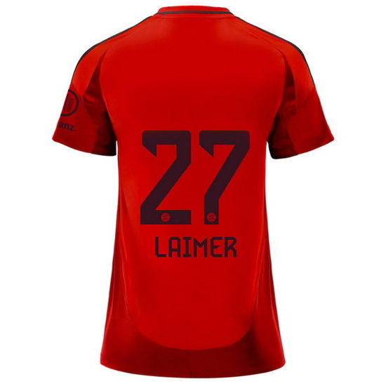 2024/25 Konrad Laimer Shirt Home Women's Soccer Jersey