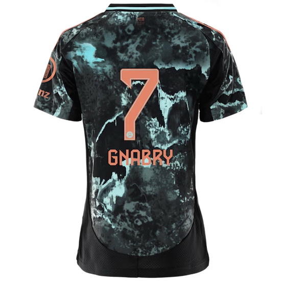2024/25 Serge Gnabry Shirt Away Women's Soccer Jersey