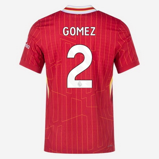 2024/25 Joe Gomez #2 Home Men's Soccer Jersey
