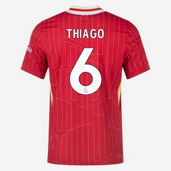 2024/25 Thiago Alcantara #6 Home Men's Soccer Jersey