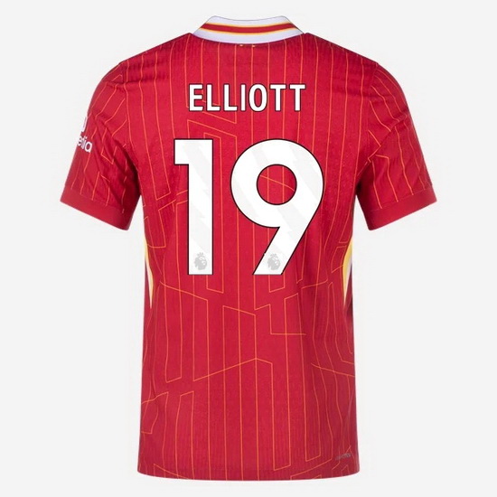 2024/25 Harvey Elliott #19 Home Men's Soccer Jersey