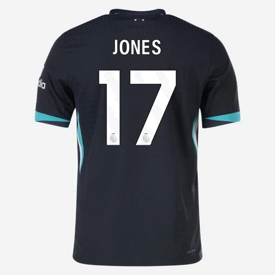 2024/25 Curtis Jones #17 Away Men's Soccer Jersey
