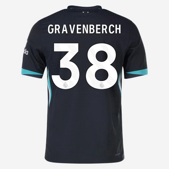 2024/25 Ryan Gravenberch #38 Away Men's Soccer Jersey