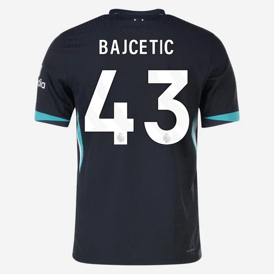 2024/25 Stefan Bajcetic #43 Away Men's Soccer Jersey