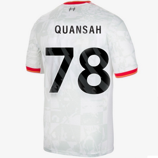 2024/25 Jarell Quansah #78 Third Men's Soccer Jersey