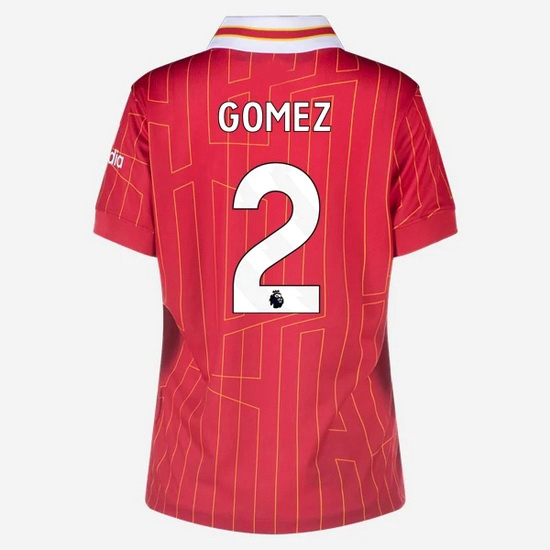 2024/25 Joe Gomez #2 Home Women's Soccer Jersey