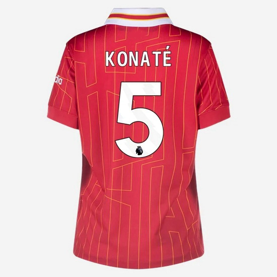 2024/25 Ibrahima Konate #5 Home Women's Soccer Jersey