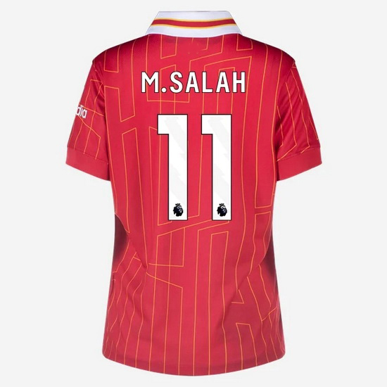 2024/25 Mohamed Salah #11 Home Women's Soccer Jersey