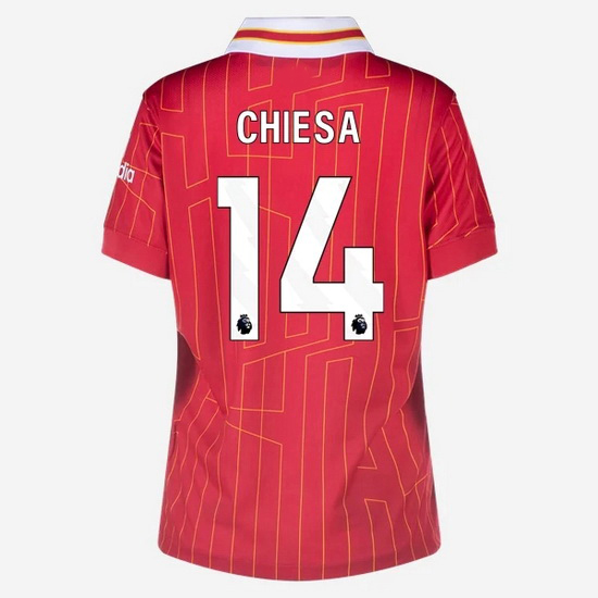 2024/25 Federico Chiesa #14 Home Women's Soccer Jersey
