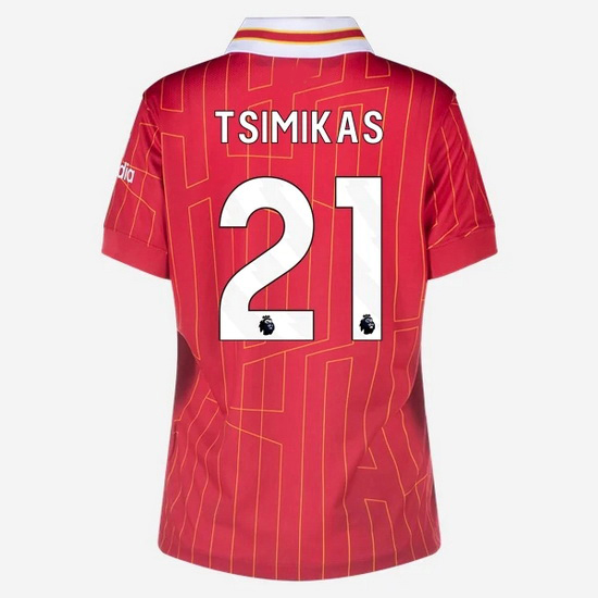 2024/25 Kostas Tsimikas #21 Home Women's Soccer Jersey