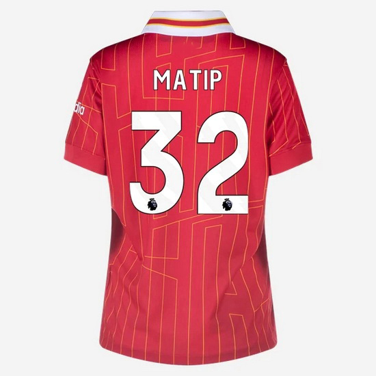 2024/25 Joel Matip #32 Home Women's Soccer Jersey