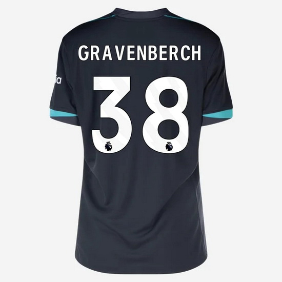 2024/25 Ryan Gravenberch #38 Away Women's Soccer Jersey