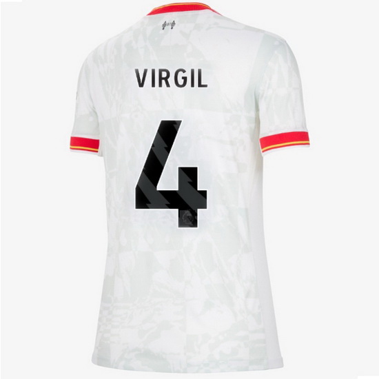 2024/25 Virgil Van Dijk #4 Third Women's Soccer Jersey