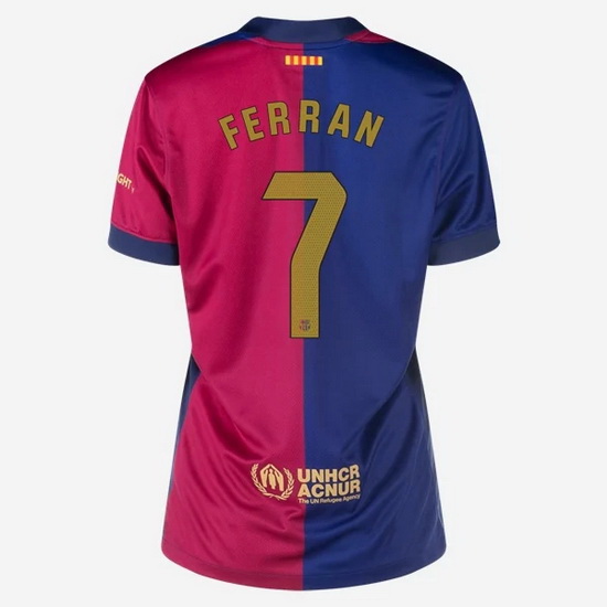 2024/25 Ferran Torres #7 Home Women's Soccer Jersey