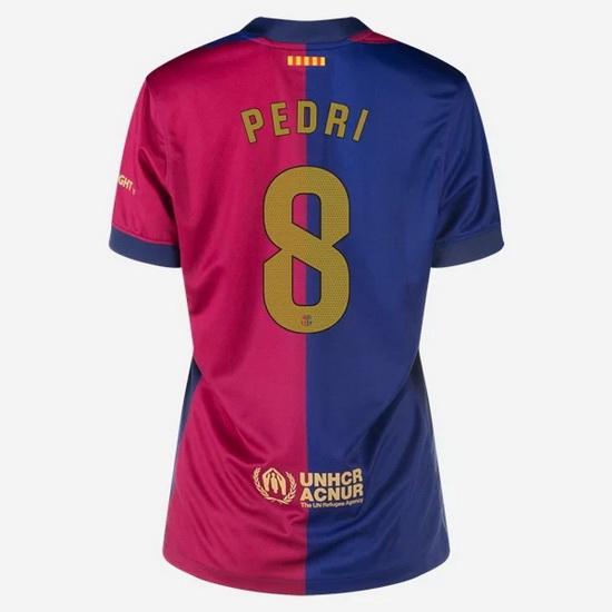 2024/25 Pedri #8 Home Women's Soccer Jersey