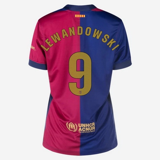 2024/25 Robert Lewandowski #9 Home Women's Soccer Jersey