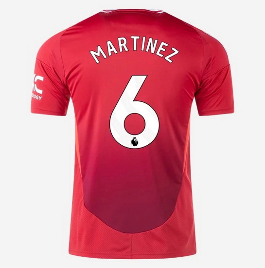 2024/2025 Lisandro Martinez #6 Home Men's Soccer Jersey