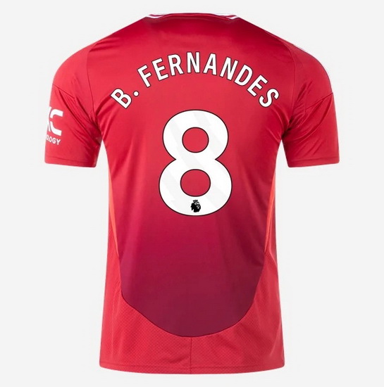 2024/2025 Bruno Fernandes #8 Home Men's Soccer Jersey