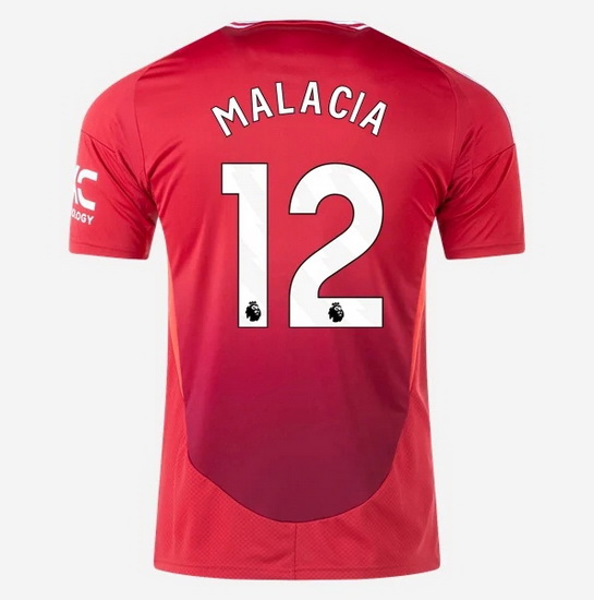 2024/2025 Tyrell Malacia #12 Home Men's Soccer Jersey
