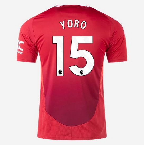 2024/2025 Leny Yoro #15 Home Men's Soccer Jersey