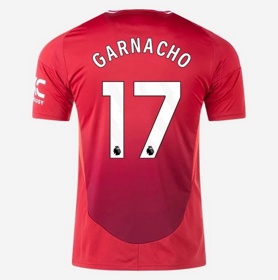 2024/2025 Alejandro Garnacho #17 Home Men's Soccer Jersey
