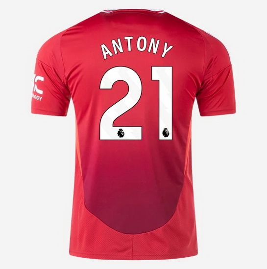 2024/2025 Antony #21 Home Men's Soccer Jersey