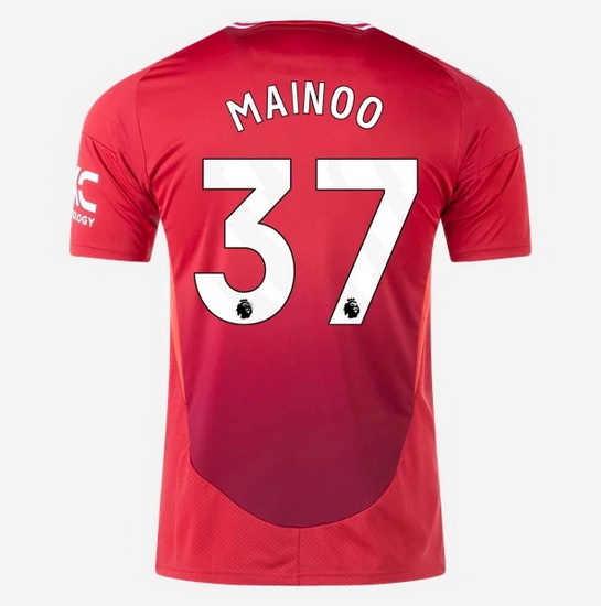 2024/2025 Kobbie Mainoo #37 Home Men's Soccer Jersey